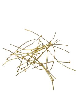  30 gold Ball Headpins