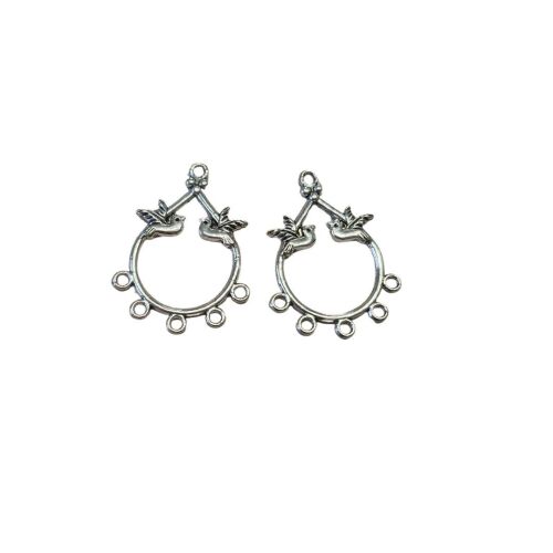 Pack of 2, 5 strand connectors with birds