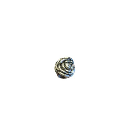 1 x large metal rose bead with large hole