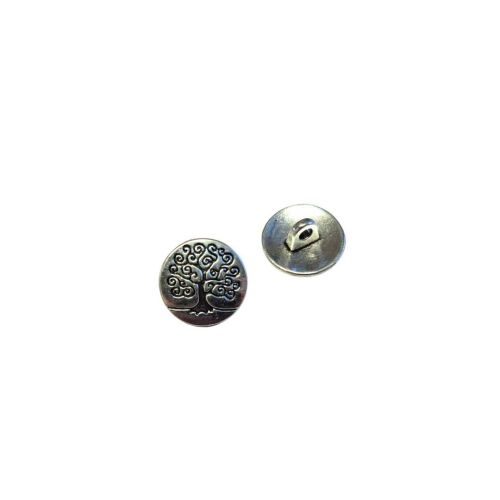 1 x 14mm tree of life button