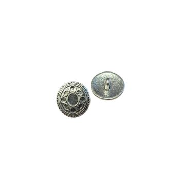 1 x 18mm ornate metal button