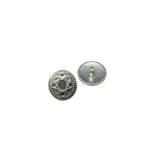 1 x 18mm ornate metal button