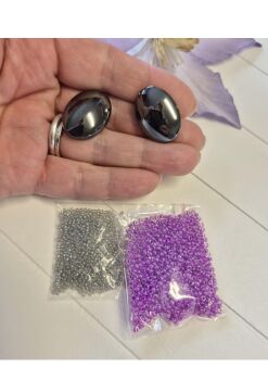 FLASH SALE Hematite bead embroidery bundle
