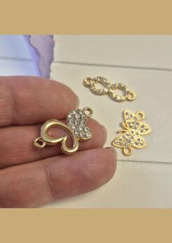 FLASH SALE Pack of 3 Rhinestone connectors