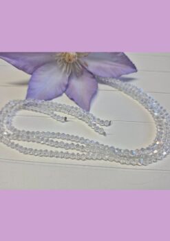FLASH SALE 13 inch strand diamond light ab 4mm bicones.