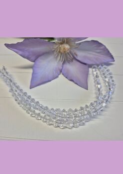 FLASH SALE 8 inch strand chandelier spark 6mm bicones