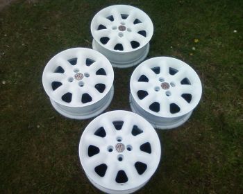 MGF MGTF Alloys 15 inch White x 4