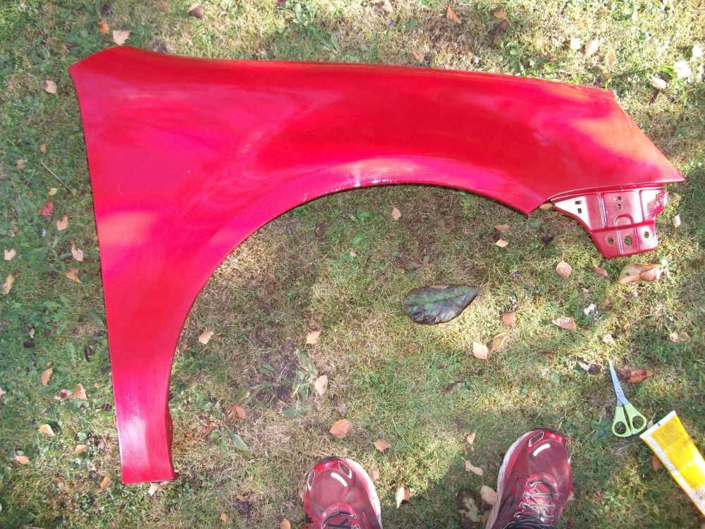 VW Golf Wing MK5 Driver Side Tornado Red