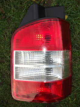 VW TRANSPORTER T5 REAR O/S DRIVER BRAKE TAIL LIGHT LAMP 2003-2010