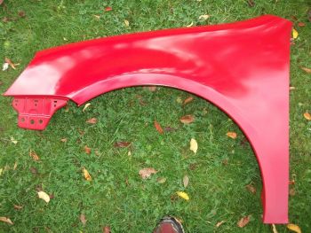 VOLKSWAGEN GOLF MK5 2003-2008 FRONT LEFT PASSENGER WING TORNADO RED LY3D