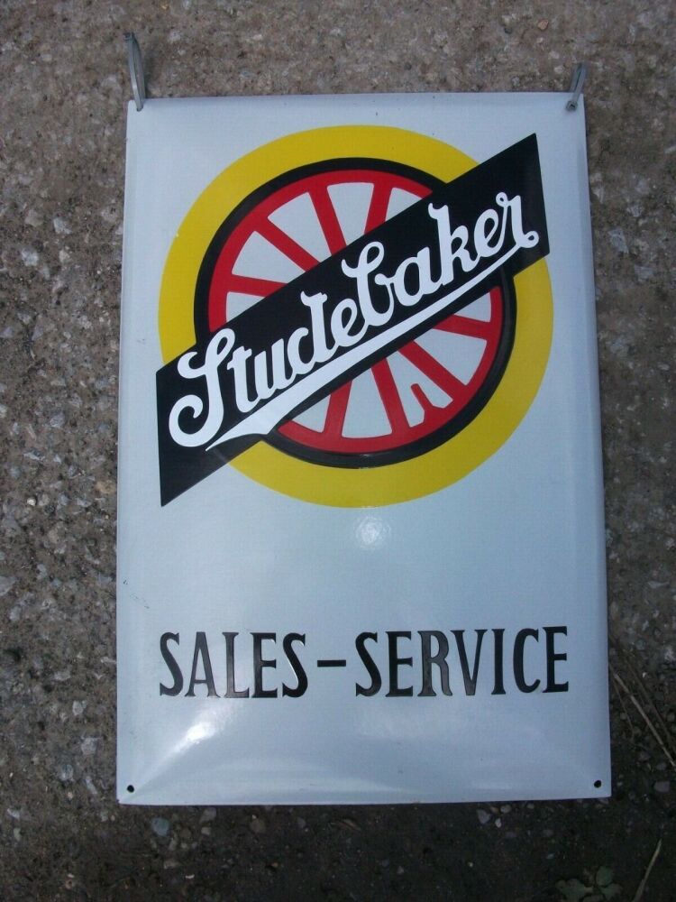 STUDEBAKER - Garage Dealership - Porcelain Enamel Sign - 59cm x 39cm