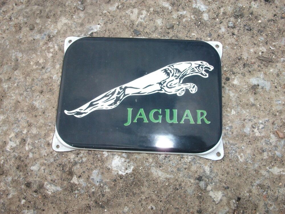 Jaguar genuine porcelain enamel sign 14cm x 10cm