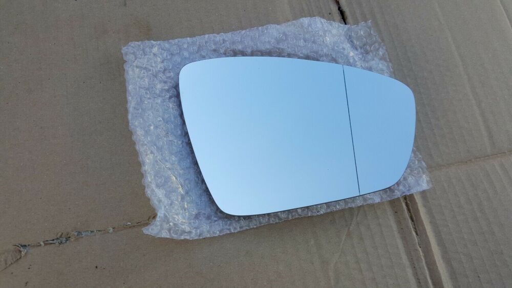 VOLKSWAGEN UP 2011-2016 DOOR RIGHT MIRROR GLASS SILVER HEATED