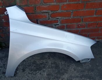 Volkswagen Passat 2010-2014 Right Wing Driver Side Silver LA7W