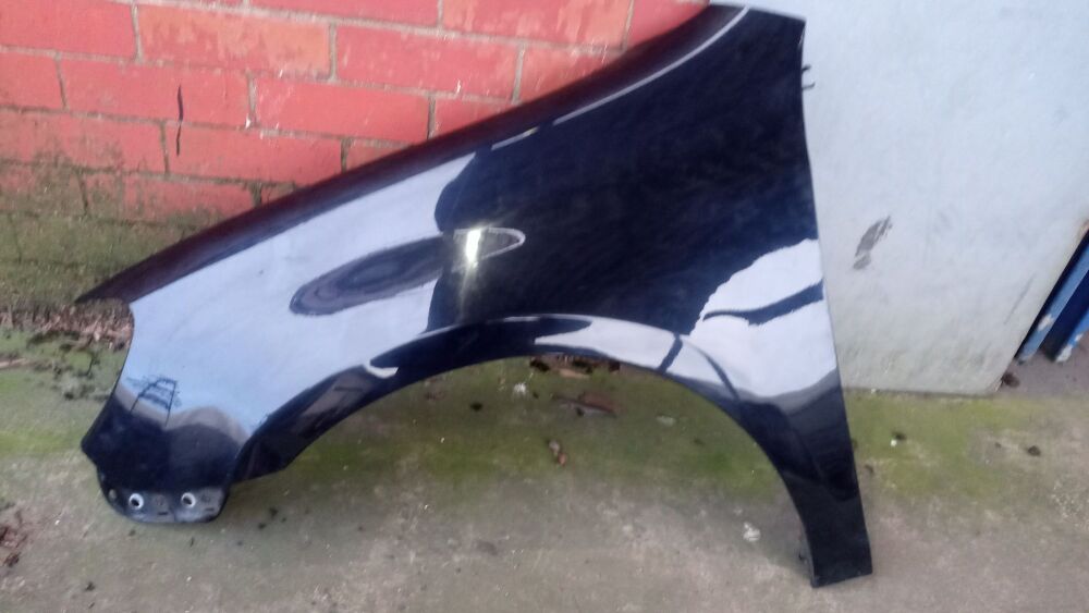 VOLKSWAGEN GOLF MK6 2009-2013 WING DRIVER RIGHT O/S BLACK LC9X