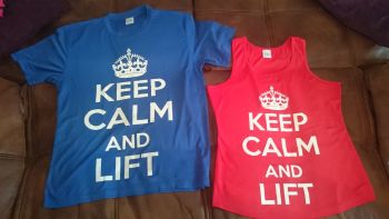 Training top - Keep Calm and LIFT