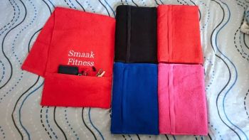 Gym Towel - with Zipped Pocket
