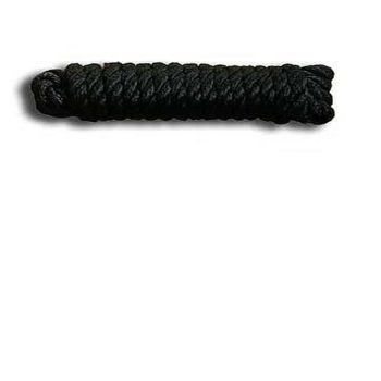 Fender Line Rope with Hand Spliced Eye 10mm 2m. Double Braid Black