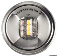 LED Mouse Stern Navigation Light up to 20m 12V Stainless Steel Body