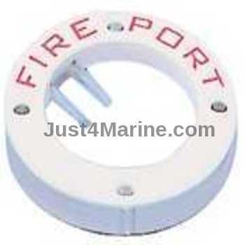 Fire Port Access Extinguish Fire - White Rim