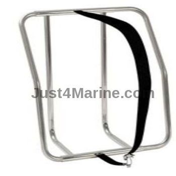 Life Raft Cradle/Holder AISI 316 Stainless Steel - Wall or Pulpit Mount