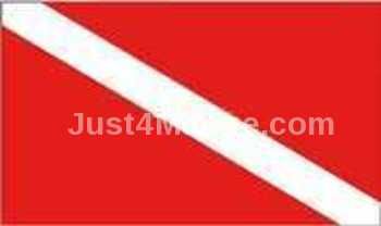 Diver Down Flag - 30 x 45cm