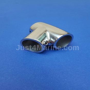 Rail Connector Y 60 Degree Universal 316 Stainless Steel  - 25mm