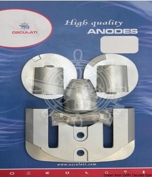 Zinc Anode Kit Mercury Mercruiser Bravo 3 - 2004 onwards 6pc