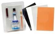 Neoprene Inflatable Boat Repair Kit - 2 Orange Patches