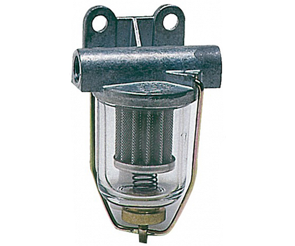 Fuel Filter with Clear Glass Tray - Max Flow 250LPH