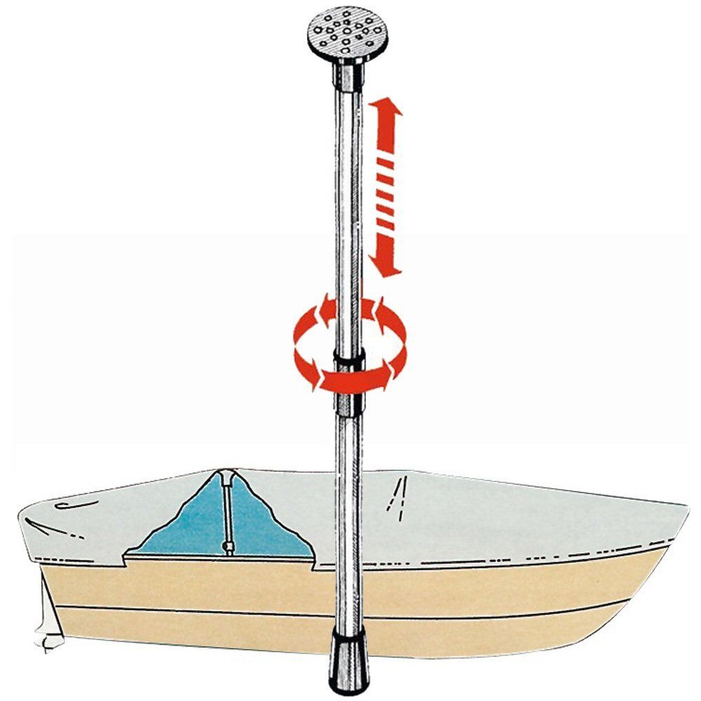 Boat Cover Support Pole Telescopic Adjustable - 75cm to 120cm