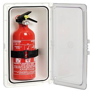 Fire Extinguisher Compartment Housing Locker with Door - Watertight