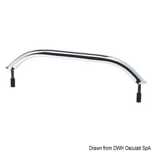 Oval Grab Rail Handle 316 Stainless Steel - 600mm