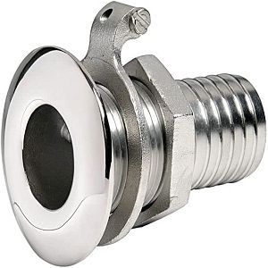 Skin Fitting / Deck Drain 316 Stainless Steel - 1