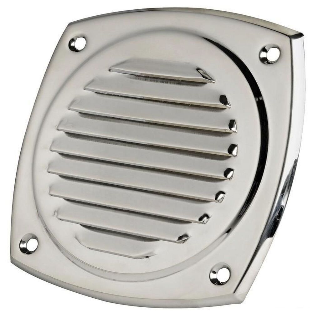 Louvred Air Vent Stainless Steel 100mm