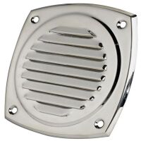 Louvred Air Vent Stainless Steel 125mm