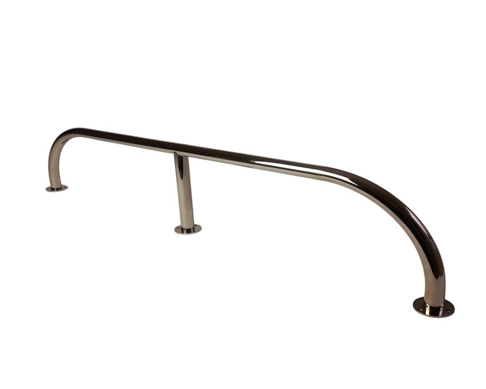 High Level Grab Rail / Handrail 316 Stainless Steel -  900mm x 200mm