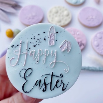 'Happy Easter' Bunny Embosser