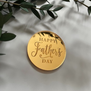 Father's Day Engraved Charm
