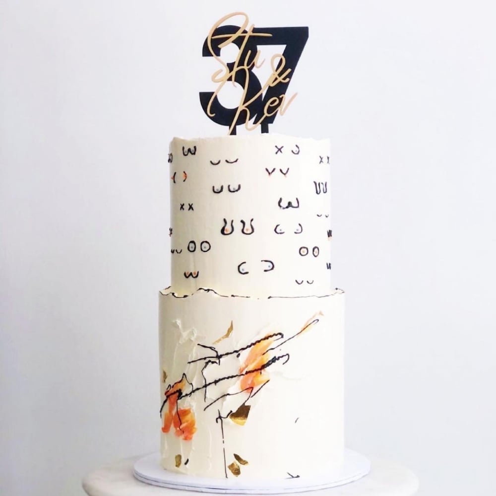 Bespoke Design Service - Double Layer Cake Topper