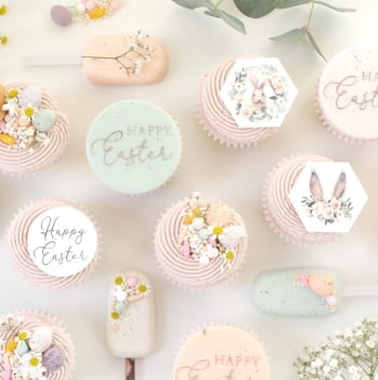 PRETTY IN PRINT - Easter Set of Charms