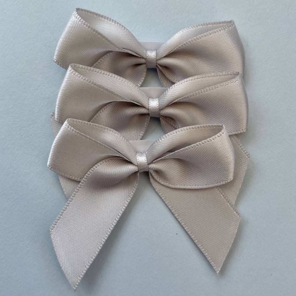 Cakesicle Bows - Silver