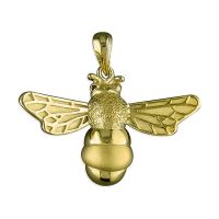 WAS Â£45 - NOW Â£38 Queen Bee Pendant in 18ct Gold