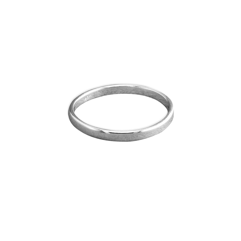 Thin Band Ring - Sterling Silver