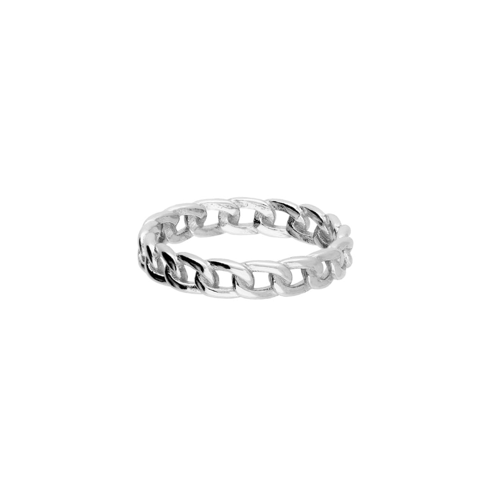 Chain Ring in Sterling Silver