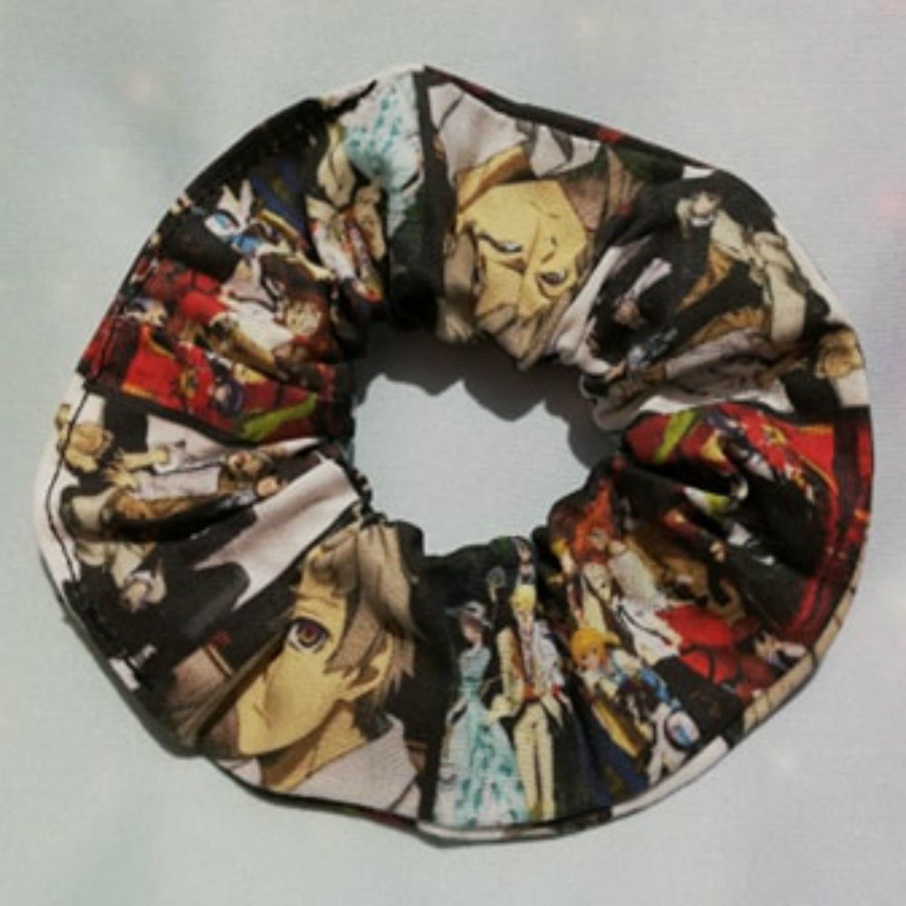 Scrunchie Made With Bungo Stray Dogs Inspired Fabric