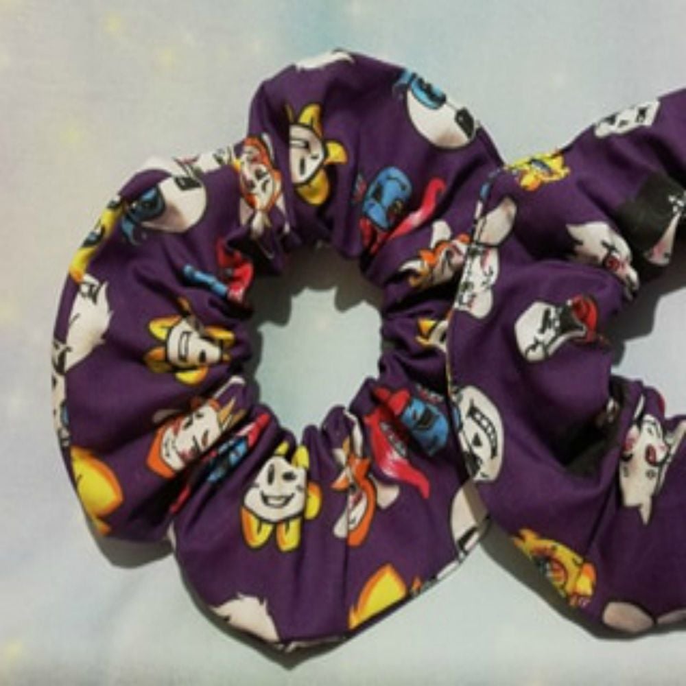 Scrunchie Made With Undertale Inspired Fabric - Exclusive