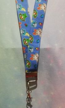Lanyard made with Pokemon Inspired Fabric - Galar Region Exclusive