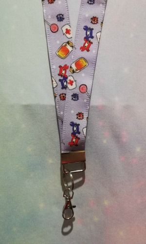 Lanyard made with Team Fortress 2 Inspired Fabric