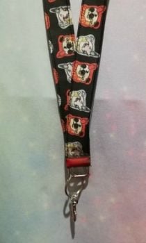 Lanyard made with Good Omens Inspired Fabric - Exclusive